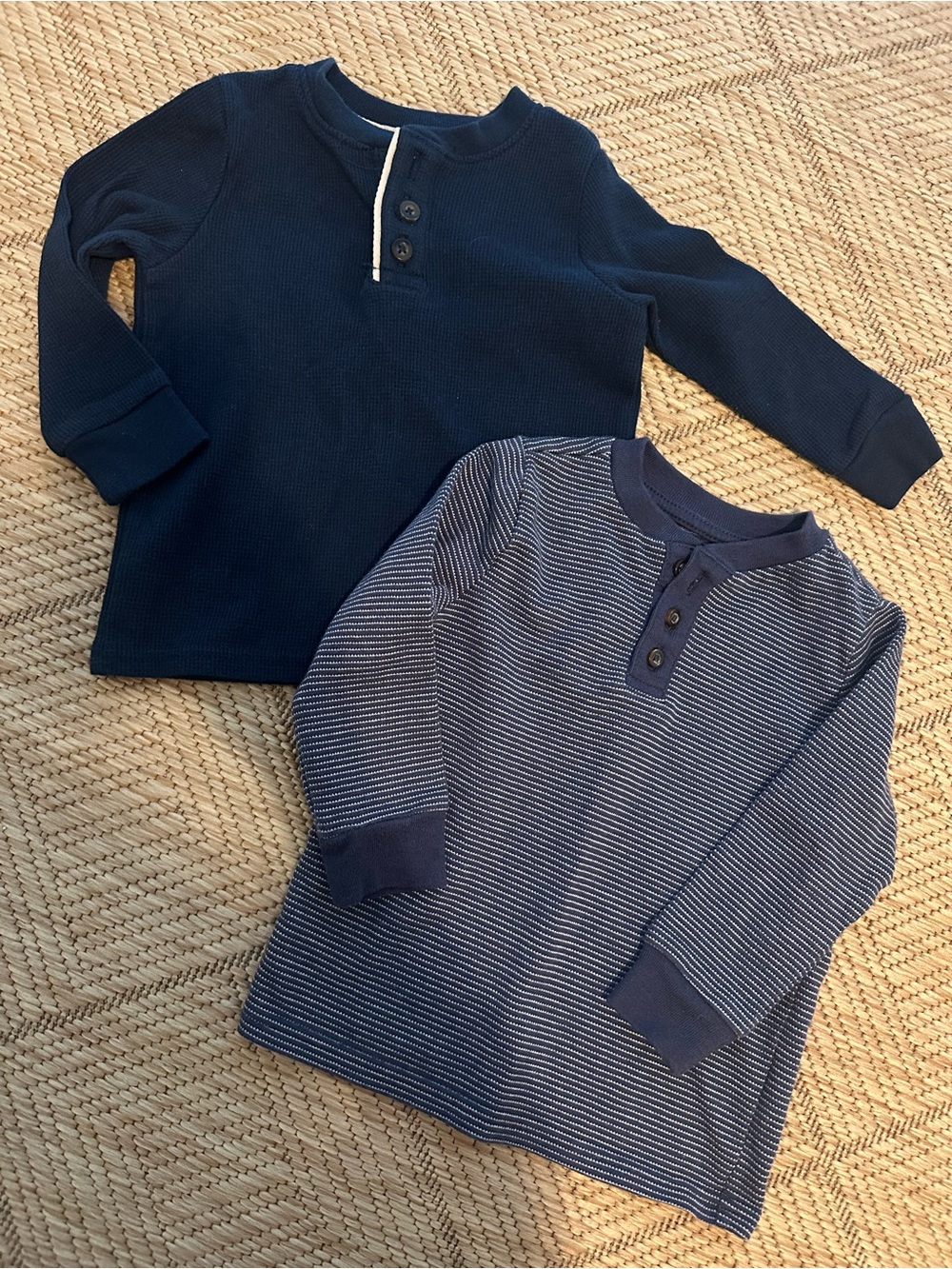 Garanimals Bundle Navy Henley Long-Sleeve Top boys 18 M